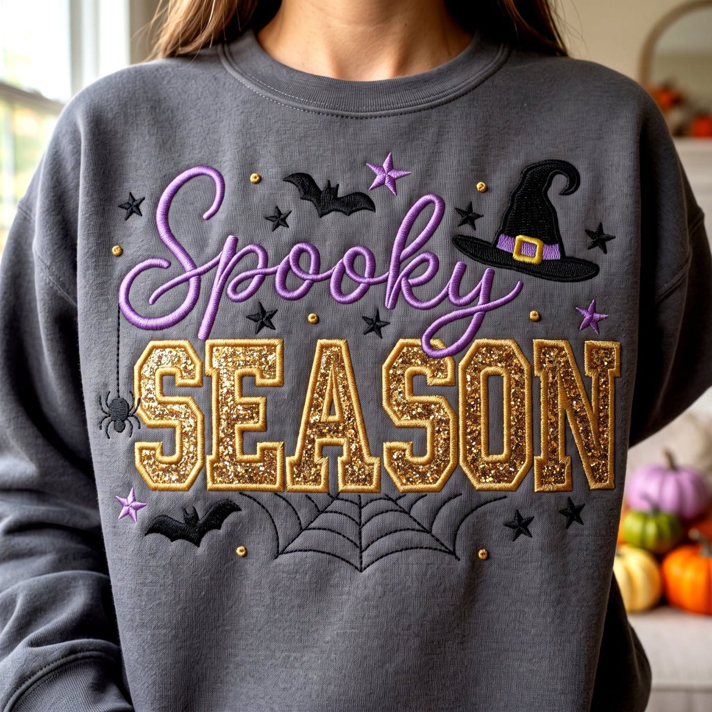 Spooky Season Halloween Embroidery File
