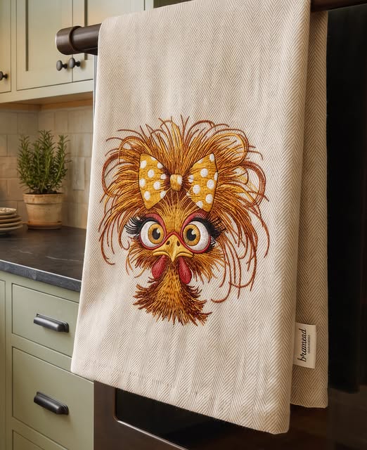 Funny Crazy Chicken Embroidery Files